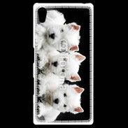 Coque Personnalisée Sony Xpéria Z5 Trio de chiot Terrier