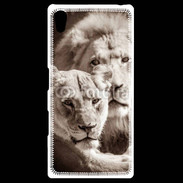 Coque Personnalisée Sony Xpéria Z5 Couple de lion et lionne 500