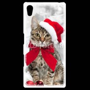 Coque Personnalisée Sony Xpéria Z5 chat de noël 500