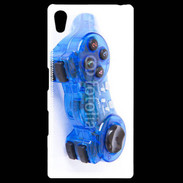 Coque Personnalisée Sony Xpéria Z5 Manette de jeux bleue