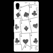 Coque Personnalisée Sony Xpéria Z5 Cartes Pique et trèfle