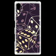 Coque Personnalisée Sony Xpéria Z5 Illustration de dés noirs