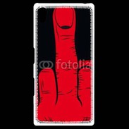 Coque Personnalisée Sony Xpéria Z5 Red hand show fuck