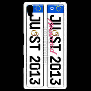 Coque Personnalisée Sony Xpéria Z5 Plaque Just maried