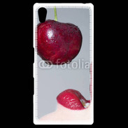 Coque Personnalisée Sony Xpéria Z5 Cerise et bouche 3