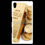 Coque Personnalisée Sony Xpéria Z5 Lingot et pièces d'or