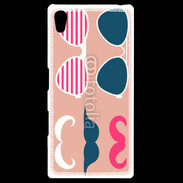 Coque Personnalisée Sony Xpéria Z5 Moustache et lunettes 5
