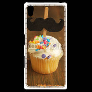 Coque Personnalisée Sony Xpéria Z5 Cupcake moustache