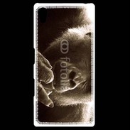 Coque Personnalisée Sony Xpéria Z5 Singe faisant un fuck