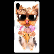 Coque Personnalisée Sony Xpéria Z5 Yorkshire avec un cornet de glace