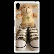 Coque Personnalisée Sony Xpéria Z5 peluche et converses
