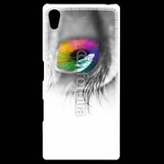 Coque Personnalisée Sony Xpéria Z5 Oeil Multicouleurs 75
