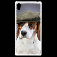 Coque Personnalisée Sony Xpéria Z5 Beagle avec casquette