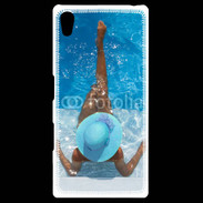 Coque Personnalisée Sony Xpéria Z5 Femme à la piscine