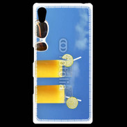 Coque Personnalisée Sony Xpéria Z5 Jus d'orange sur la plage