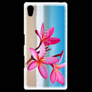 Coque Personnalisée Sony Xpéria Z5 Fleurs à la plage