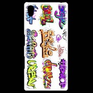Coque Personnalisée Sony Xpéria Z5 Graffiti vector background collection