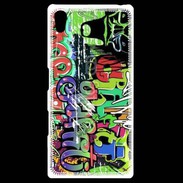 Coque Personnalisée Sony Xpéria Z5 graffiti wall vector seamless background