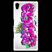 Coque Personnalisée Sony Xpéria Z5 Graffiti wall background, urban art 1000