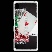 Coque Personnalisée Sony Xpéria Z5 Paire d'as au poker 6