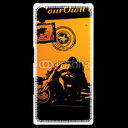 Coque Personnalisée Sony Xpéria Z5 motorcycle rider background