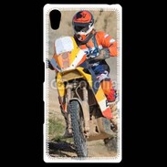 Coque Personnalisée Sony Xpéria Z5 Rallie Raid en moto