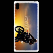 Coque Personnalisée Sony Xpéria Z5 Motocross et soleil