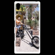 Coque Personnalisée Sony Xpéria Z5 Femme sexy moto 2