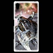 Coque Personnalisée Sony Xpéria Z5 Vaisseau spatial sur la lune