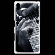 Coque Personnalisée Sony Xpéria Z5 Musicien de blues à la guitare