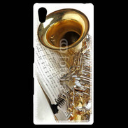 Coque Personnalisée Sony Xpéria Z5 Saxophone et partitions 16