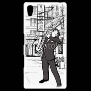 Coque Personnalisée Sony Xpéria Z5 La vie en Jazz noir et blanc 55