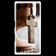 Coque Personnalisée Sony Xpéria Z5 Croix en bois 5