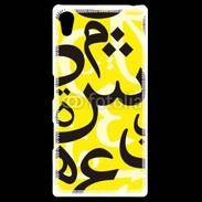 Coque Personnalisée Sony Xpéria Z5 Paterne de lettres Arabes 170