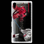 Coque Personnalisée Sony Xpéria Z5 Gardien de Hockey sur glace