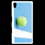 Coque Personnalisée Sony Xpéria Z5 Cours de tennis béton bleu