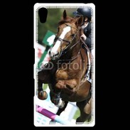 Coque Personnalisée Sony Xpéria Z5 Saut d'obstacle Equitation