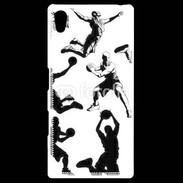 Coque Personnalisée Sony Xpéria Z5 Silhouette de basketeur