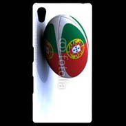 Coque Personnalisée Sony Xpéria Z5 Ballon de rugby Portugal