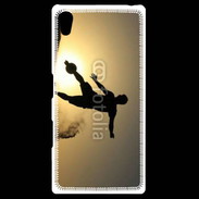 Coque Personnalisée Sony Xpéria Z5 beach soccer couché du soleil