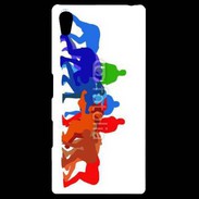 Coque Personnalisée Sony Xpéria Z5 Illustration mêlée de rugby