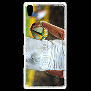 Coque Personnalisée Sony Xpéria Z5 Rugbyman avec ballon