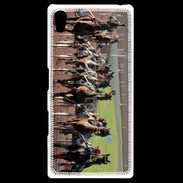 Coque Personnalisée Sony Xpéria Z5 Arrivée de course de trot en sulky