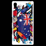 Coque Personnalisée Sony Xpéria Z5 Graffiti Australie rugby