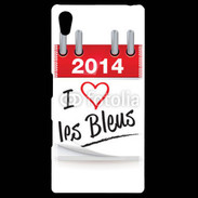 Coque Personnalisée Sony Xpéria Z5 J'aime les bleus 2014