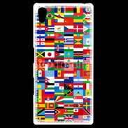 Coque Personnalisée Sony Xpéria Z5 Drapeaux équipes du monde