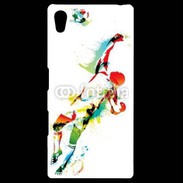 Coque Personnalisée Sony Xpéria Z5 Gardien de football en couleurs 500