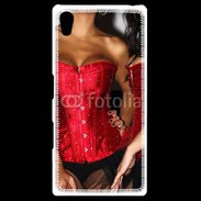 Coque Personnalisée Sony Xpéria Z5 Belles et sexy en noir et rouge