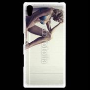 Coque Personnalisée Sony Xpéria Z5 Femme sexy pensante en lingerie