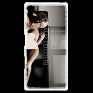 Coque Personnalisée Sony Xpéria Z5 femme sexy canapé 2
